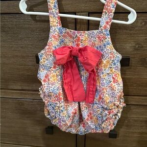 Floral Bubble with Pink Bow